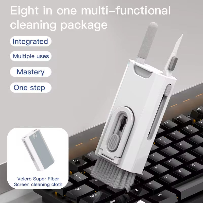 Kit de Limpieza 20 en 1 para Cámara, Auriculares, Teléfono, Laptop y Teclado – Cepillos y Herramientas Multifunción