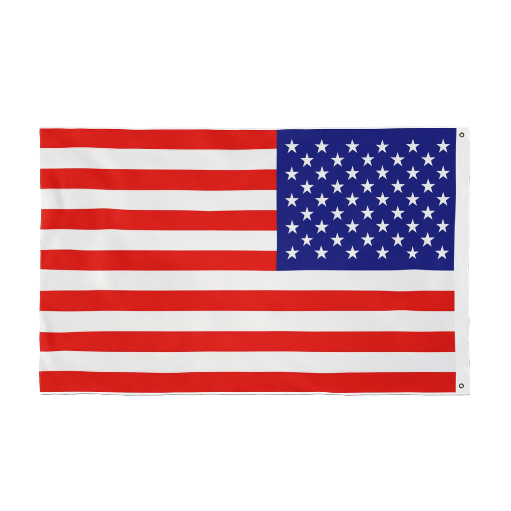 American Double-Sided Flag — Reversible USA Outdoor Banner for Patriotic Holidays (4th of July, Memorial Day)