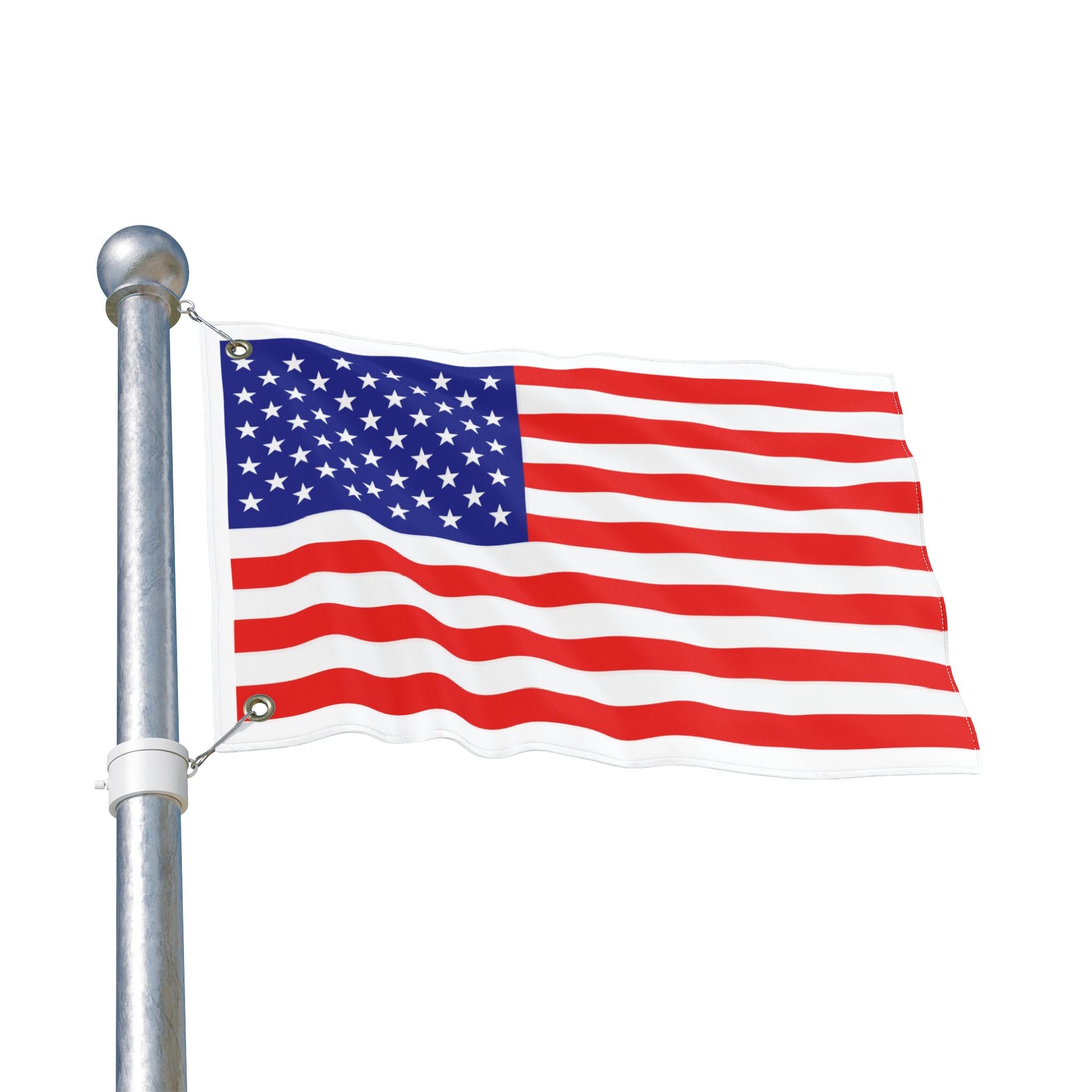 American Double-Sided Flag — Reversible USA Outdoor Banner for Patriotic Holidays (4th of July, Memorial Day)