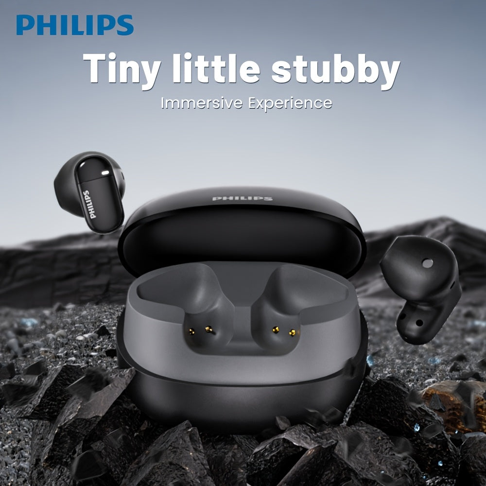 Philips True Wireless Earbuds – HiFi Sound, Noise Cancelling & Sweat-Resistant | In-Ear Headphones with Mic & USB-C | Perfect for Sports, Fitness & Everyday Use