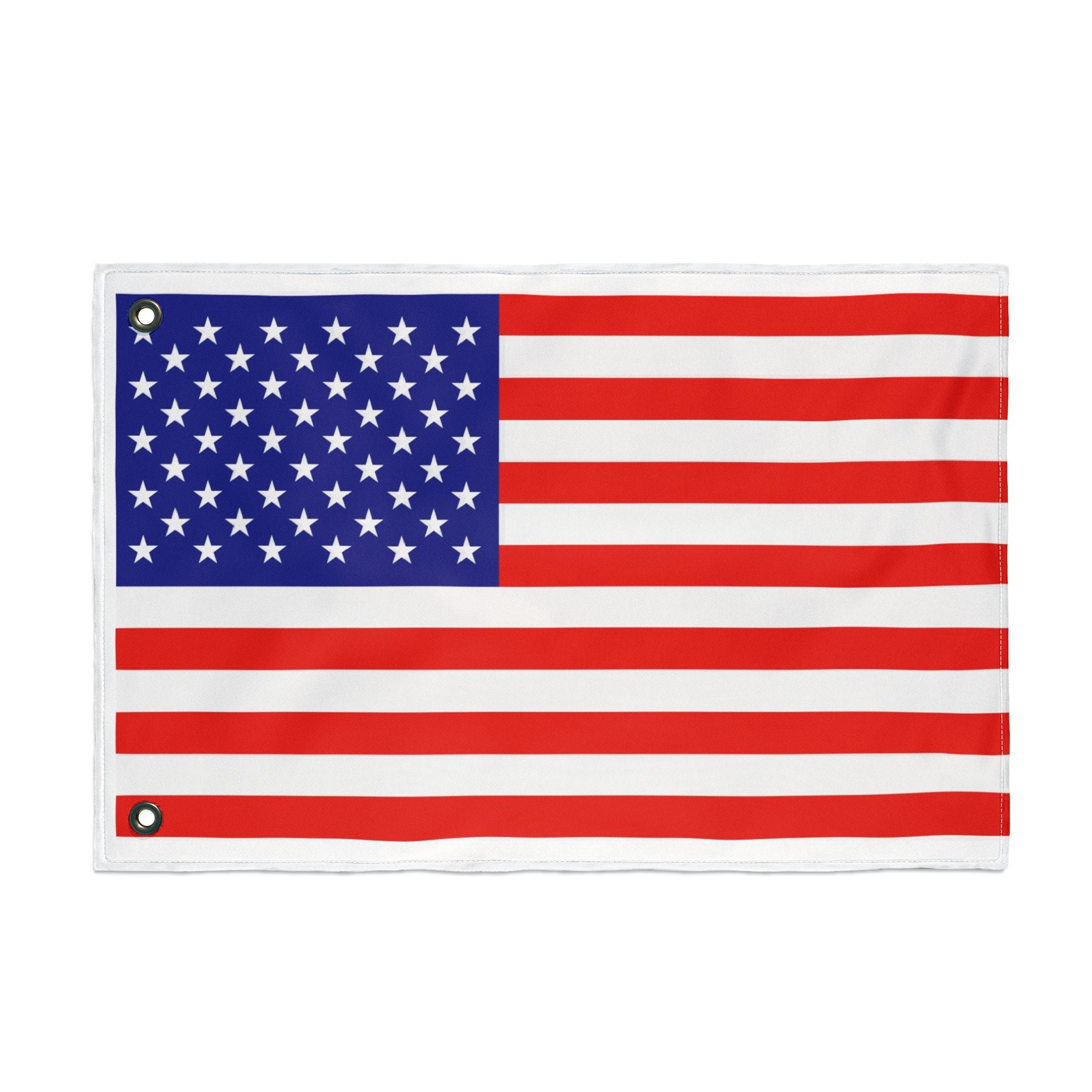 American Double-Sided Flag — Reversible USA Outdoor Banner for Patriotic Holidays (4th of July, Memorial Day)