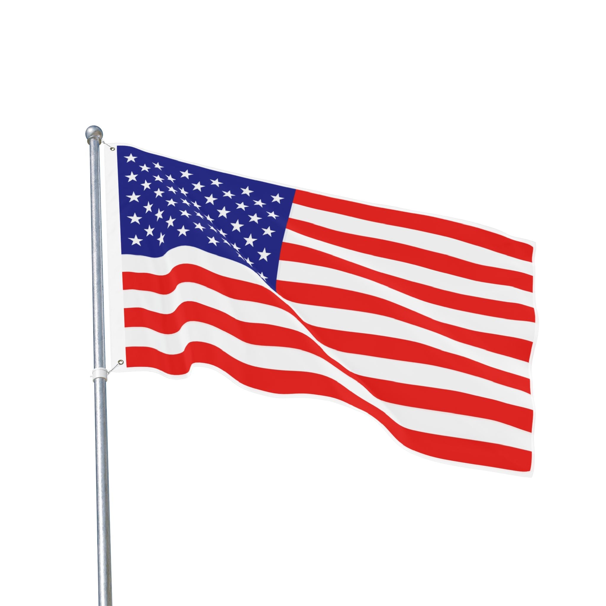 American Double-Sided Flag — Reversible USA Outdoor Banner for Patriotic Holidays (4th of July, Memorial Day)