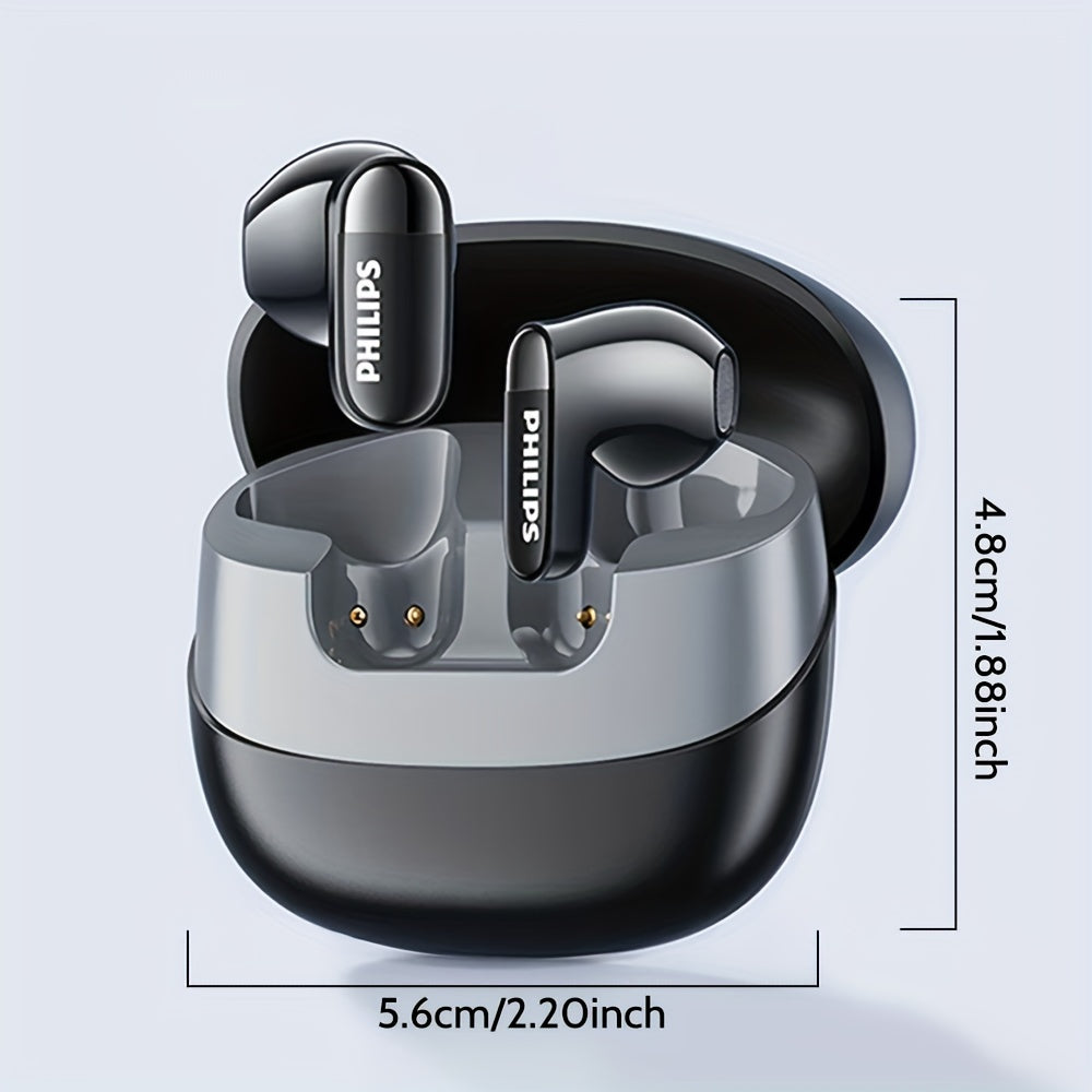 Philips True Wireless Earbuds – HiFi Sound, Noise Cancelling & Sweat-Resistant | In-Ear Headphones with Mic & USB-C | Perfect for Sports, Fitness & Everyday Use