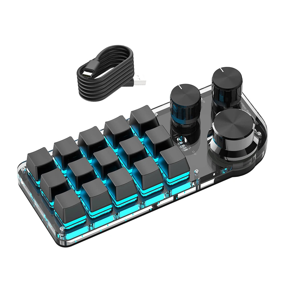 Teclado Mecánico RGB con Macros Personalizadas | Inalámbrico Bluetooth y Hotswap para Gaming y Tablet (Compatible con Switch MX)”