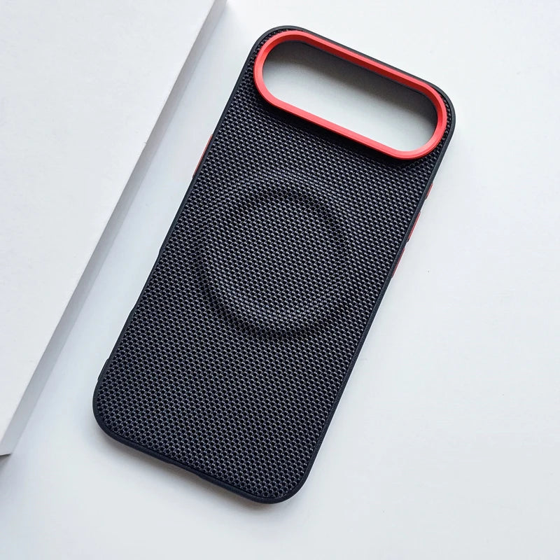 Funda de Cuero Magnética Antigolpes ELVEPU para iPhone 17 / 17 Pro / 17 Pro Max — Carga Inalámbrica, Antideslizante y Antihuellas