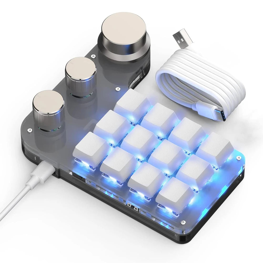 Teclado Mecánico RGB con Macros Personalizadas | Inalámbrico Bluetooth y Hotswap para Gaming y Tablet (Compatible con Switch MX)”