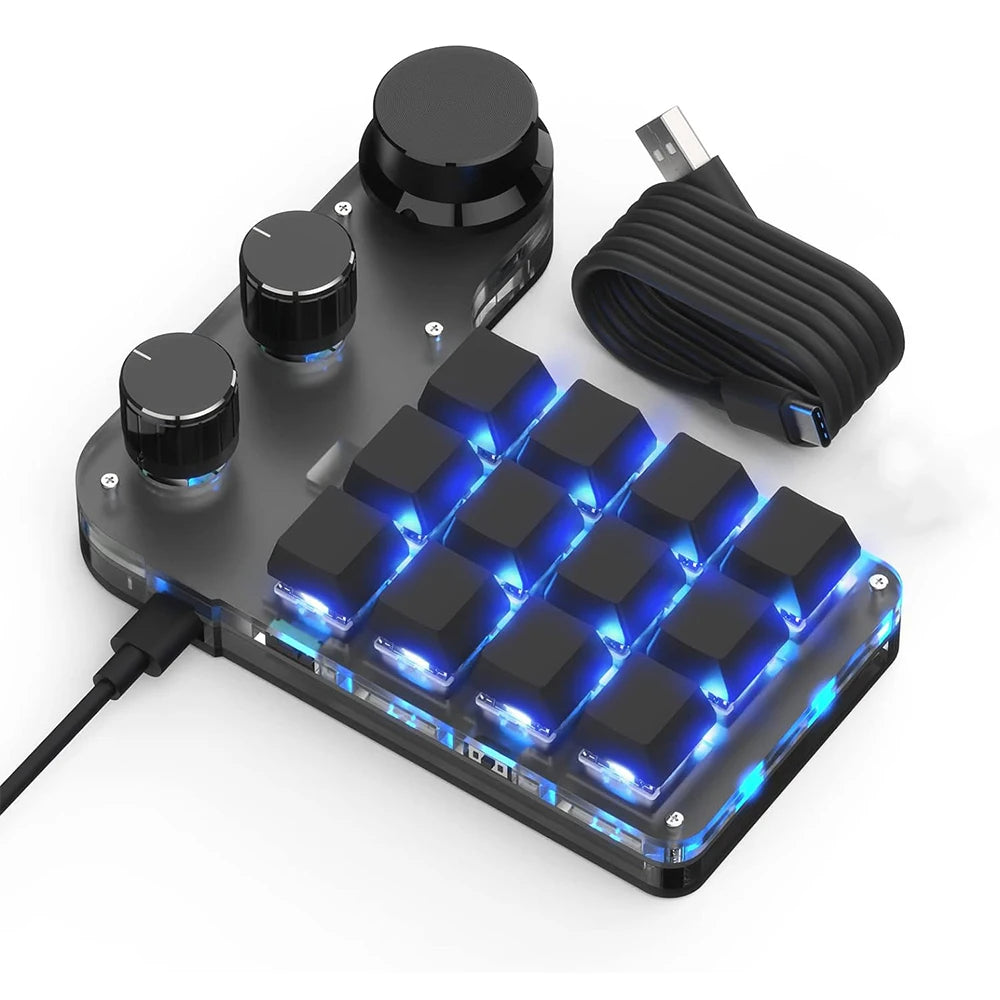 Teclado Mecánico RGB con Macros Personalizadas | Inalámbrico Bluetooth y Hotswap para Gaming y Tablet (Compatible con Switch MX)”