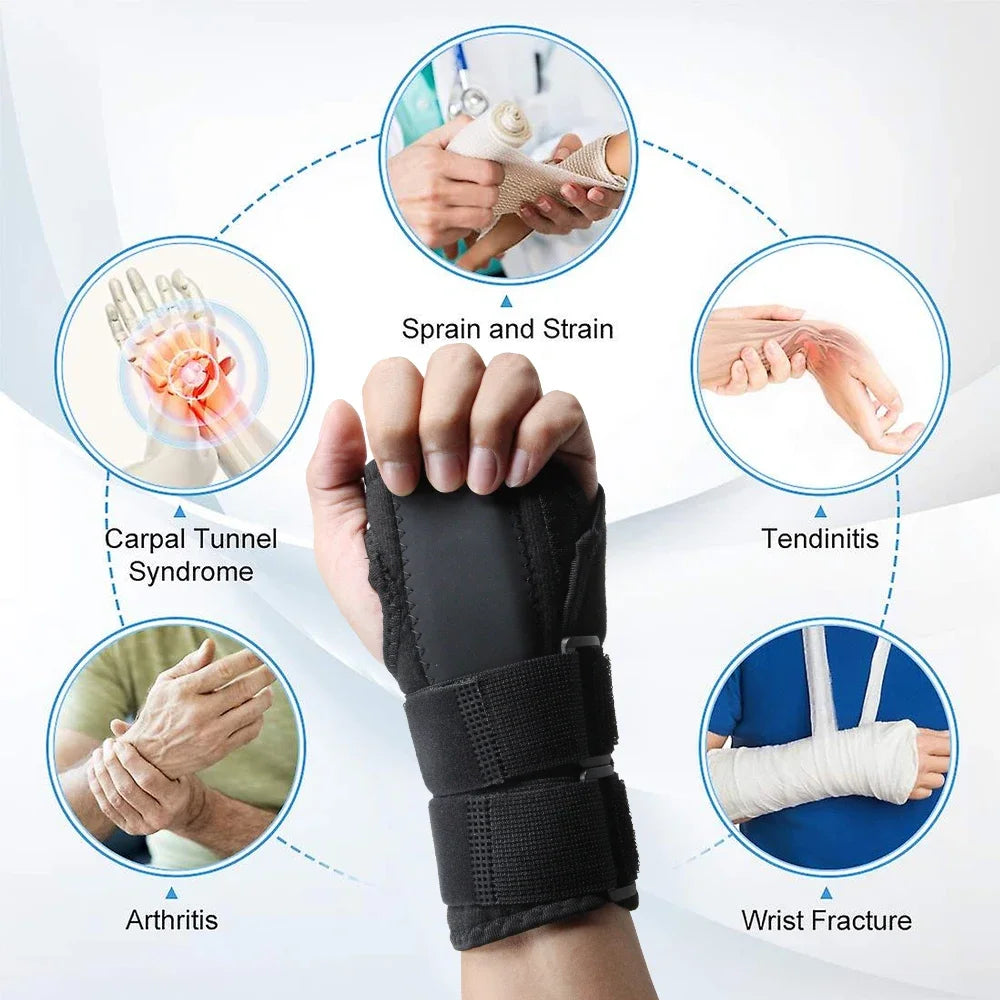 1Pc Professional Wrist Support Splint Arthritis Band Belt Carpal Tunnel Wrist Brace Sprain Prevention Wrist Protector for Fitnes