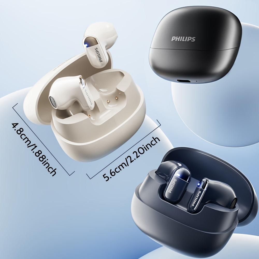 Philips True Wireless Earbuds – HiFi Sound, Noise Cancelling & Sweat-Resistant | In-Ear Headphones with Mic & USB-C | Perfect for Sports, Fitness & Everyday Use