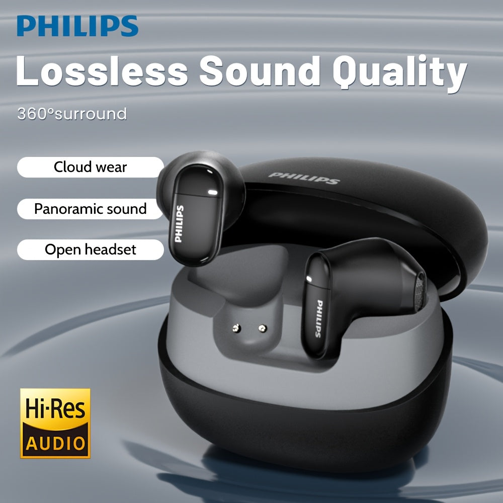 Philips True Wireless Earbuds – HiFi Sound, Noise Cancelling & Sweat-Resistant | In-Ear Headphones with Mic & USB-C | Perfect for Sports, Fitness & Everyday Use
